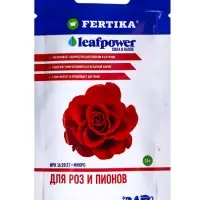 Удобрение минеральное "Фертика" "Leaf Power" для роз и пионов, 15 г