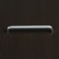 Ручка-скоба мебельная ТУНДРА LIGHT РС108 (РС128CP), м/о 128 мм, цвет матовый хром