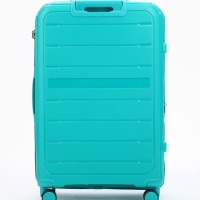 Чемодан 28", PP, 49*30*76, отд на молнии, код замок, 4 колеса, зеленый