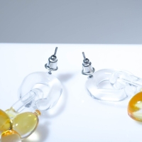 Серьги пластик &laquo;Собачка&raquo; из воздушного шара, цветные