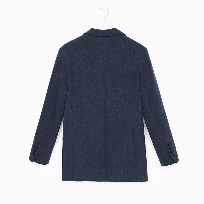 Пиджак женский с боковыми разрезами MIST размер 44-46, цвет синий