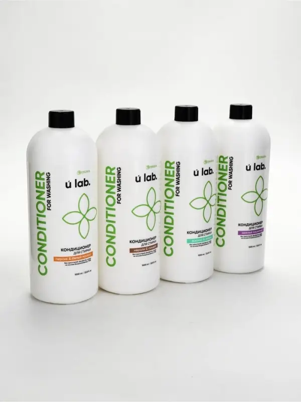 Кондиционер для белья, аромат персик и белый мускус, 1000 мл, ULAB