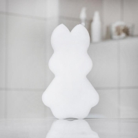 Губка для купания &laquo;Зверушки&raquo;, 14&times;9&times;4 см, сверхмягкий поролон, белая