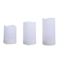 Садовый светильник на солнечной батарее &laquo;Свеча&raquo; Uniel, LED, IP44, 5 Лм, 150х75х75 мм, цвет белый