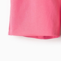 Комплект для девочки (футболка, шорты) MINAKU цвет розовый, рост 122
