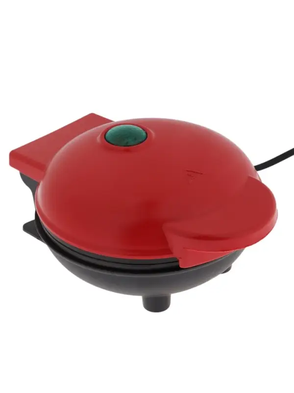 Электровафельница WV-01, 350 Вт, венские вафли, антипригарное покрытие, красная