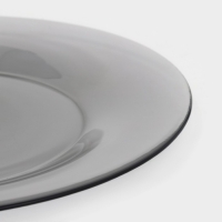 Тарелка обеденная стеклянная &laquo;Симпатия&raquo;, d=25 см