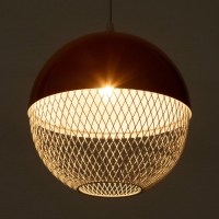 Светильник Lina 1х40Вт Е27 неон-оранжевый  26х26х32см