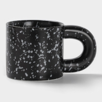 Кружка Доляна "Сплэш" 14х8,5х8,2 см, цвет черный