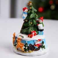 Светодиодная фигура «Ёлка» 10 × 15 × 10 см, полистоун, батарейки АААх2 (не в комплекте), свечение тёплое белое Светодиодная фигура «Ёлка» 10 × 15 × 10 см, полистоун, батарейки АААх2 (не в комплекте), свечение тёплое белое