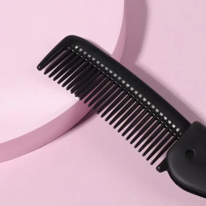 Расчёска складная, 17.5&times;3 (&plusmn;1) см, чёрная