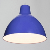 Светильник Richard 1х40Вт Е27 пр-1м синий 32,5х32,5х27см