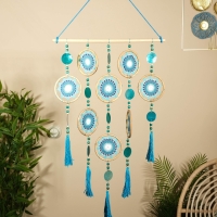 Ловец снов "Чистота разума" текстиль, ротанг 50х2х100 см Ловец снов "Чистота разума" текстиль, ротанг 50х2х100 см