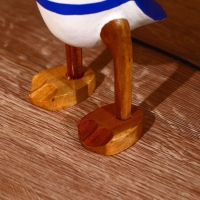 Сувенир "Утка в тельняшке " дерево 25 см Сувенир "Утка в тельняшке " дерево 25 см