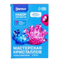 Набор для опытов «Мастерская кристаллов», два кристалла Набор для опытов «Мастерская кристаллов», два кристалла