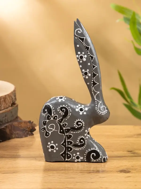 Сувенир "Заяц" дерево 10х3х24 см