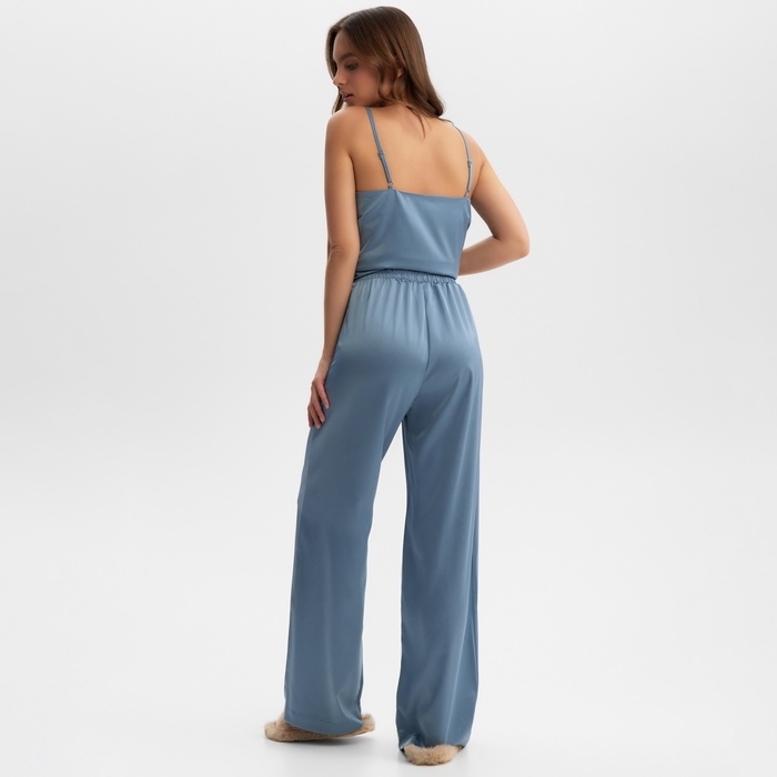 Комплект женский (майка, брюки) KAFTAN Комплект женский (майка, брюки) KAFTAN "Silk" размер 48, голубой