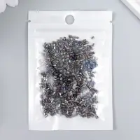 Бисер стекло 12/0 "Цилиндр. Металлик" 10 гр