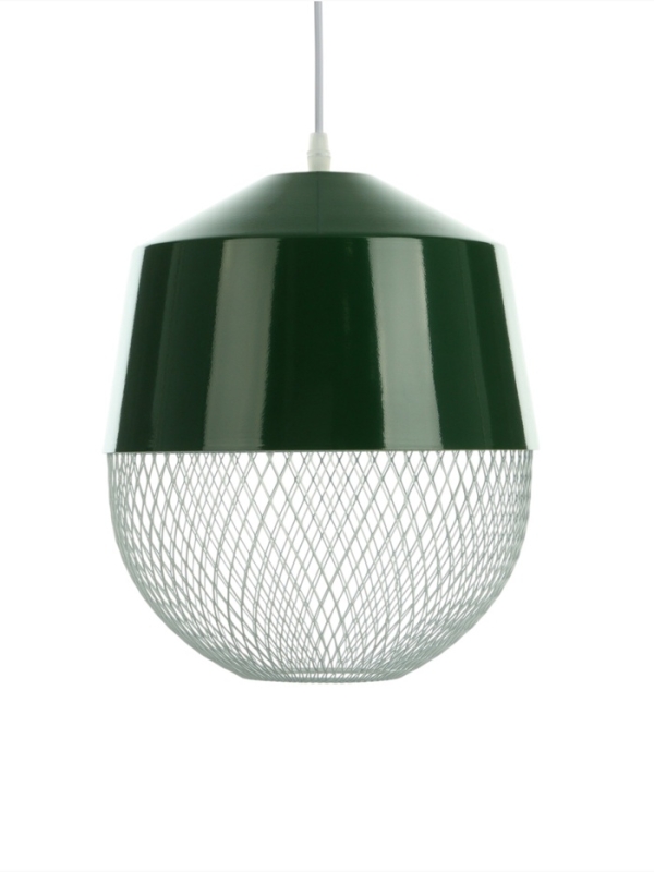 Светильник Lisa 1х40Вт Е27 тёмно-оливковый  26х26х32см