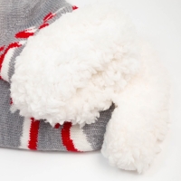 Носки женские с мехом внутри «Новогодние колпачки», цвет серый, размер 23-25 (36-40) Носки женские с мехом внутри «Новогодние колпачки», цвет серый, размер 23-25 (36-40)