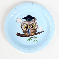Набор бумажной посуды "Совушка", набор 12 шт.