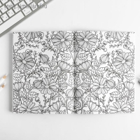 Ежедневник-смешбук с раскраской А5, 80 л &laquo;Улыбайся, тебе так идет&raquo;