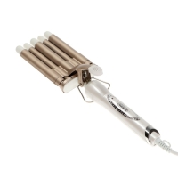 Плойка для волос Luazon LW-06, керамическая, 65 Вт, d=9 mm, 210 &deg;C, белая