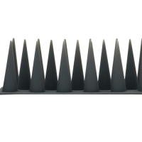 Отпугиватель для птиц, 33,5 &times; 4,5 см, шипы противоприсадные, 51 шт., 3 ряда, Greengo