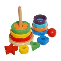 Пирамидка-сортер  детская развивающая