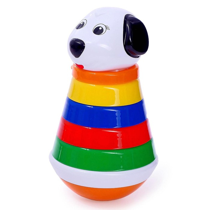 Пирамидка детская &laquo;Неваляшка&raquo;, МИКС