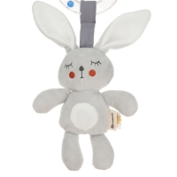 Подвеска - погремушка «Зайка Бонни», прорез, пищалка, шуршалка, на кроватку, коляску, Крошка Я Подвеска - погремушка «Зайка Бонни», прорез, пищалка, шуршалка, на кроватку, коляску, Крошка Я