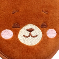 Мочалка детская &laquo;Мишка&raquo; 11х10 см, Крошка Я