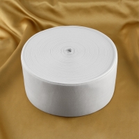 Резинка вязаная, 100 мм, 40 ± 2 м, цвет белый Резинка вязаная, 100 мм, 40 ± 2 м, цвет белый