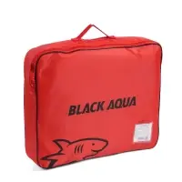 Коньки детские раздвижные BlackAqua, р. 30-33, для фитнеса, с роликовой платформой, красные, чёрные