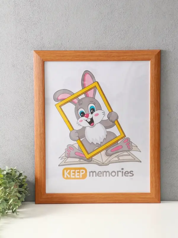 Фоторамка для фото 40х50 см "Luxe Elegance" пластик, бежевый, (пластик экран)