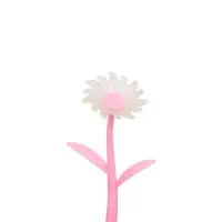 Ручка гелевая-прикол "Розовые Ромашки", меняет при ультрафиолете