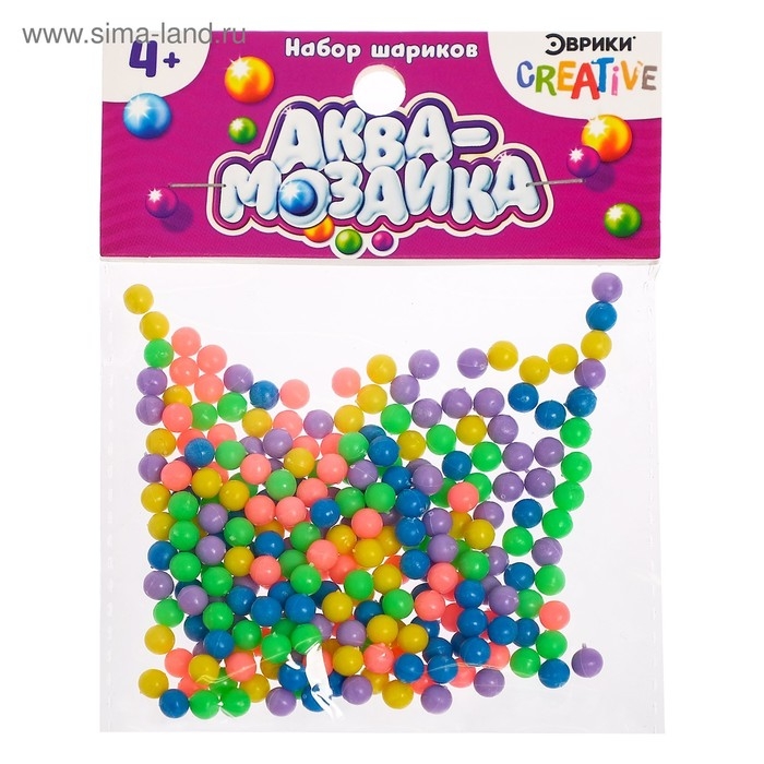 Набор шариков &laquo;Аквамозаика&raquo;, дополнительные детали, 200 шт.