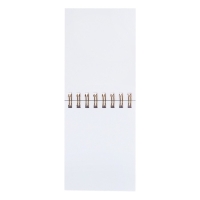 Скетчбук А6, 80 листов на гребне по короткой стороне "Аниме", твёрдая обложка, блок 100 г/м&sup2;