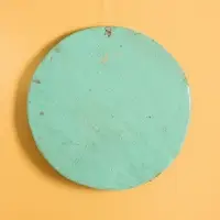 Панно " Мандала" дерево, 30х30х2 см, цв. бирюзовый