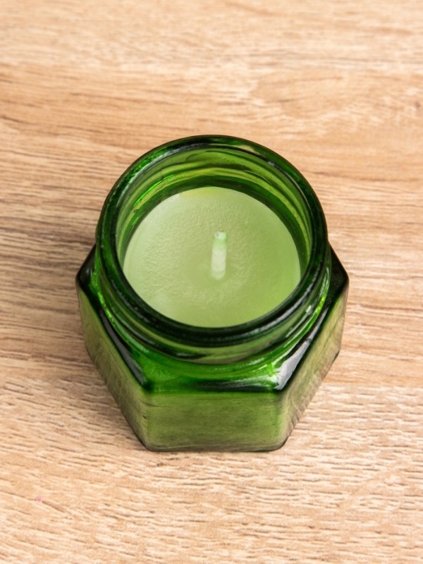 Свеча вотивная в стеклянной баночке, 100 г, сандаловое дерево