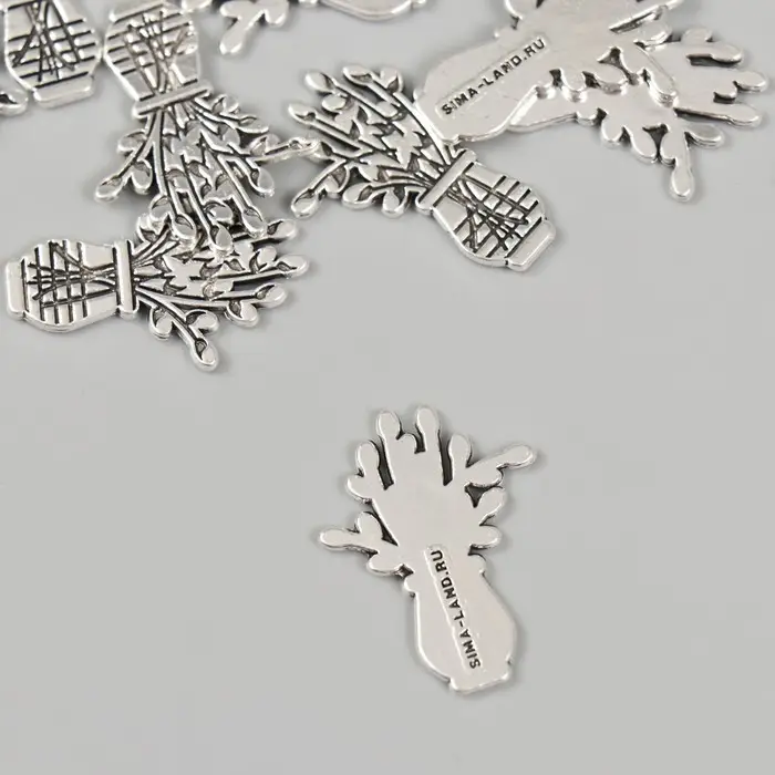 Декоративный элемент для творчества &laquo;Арт Узор. Верба в вазе&raquo;, 2.5&times;1.9 см