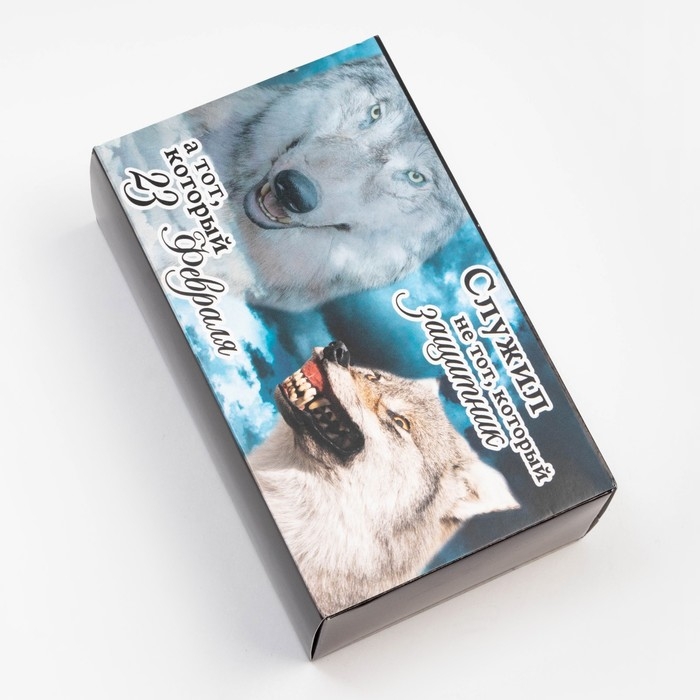 Набор мужских носков KAFTAN Набор мужских носков KAFTAN "Волк" 2 пары, размер 41-44 (27-29 см)