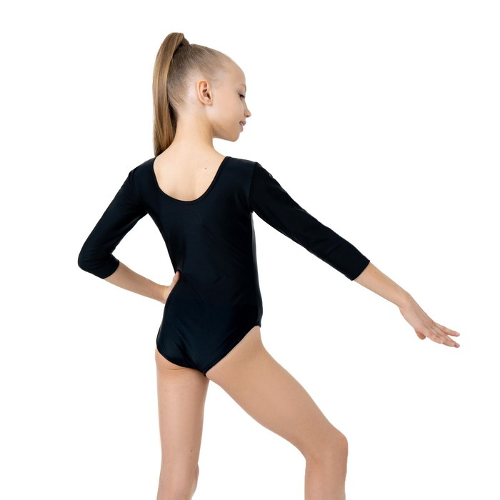 Купальник для гимнастики и танцев Grace Dance, р. 28, цвет чёрный