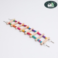 Игрушка для птиц "Лесенка с бусинами", 43 см, микс цветов Игрушка для птиц "Лесенка с бусинами", 43 см, микс цветов