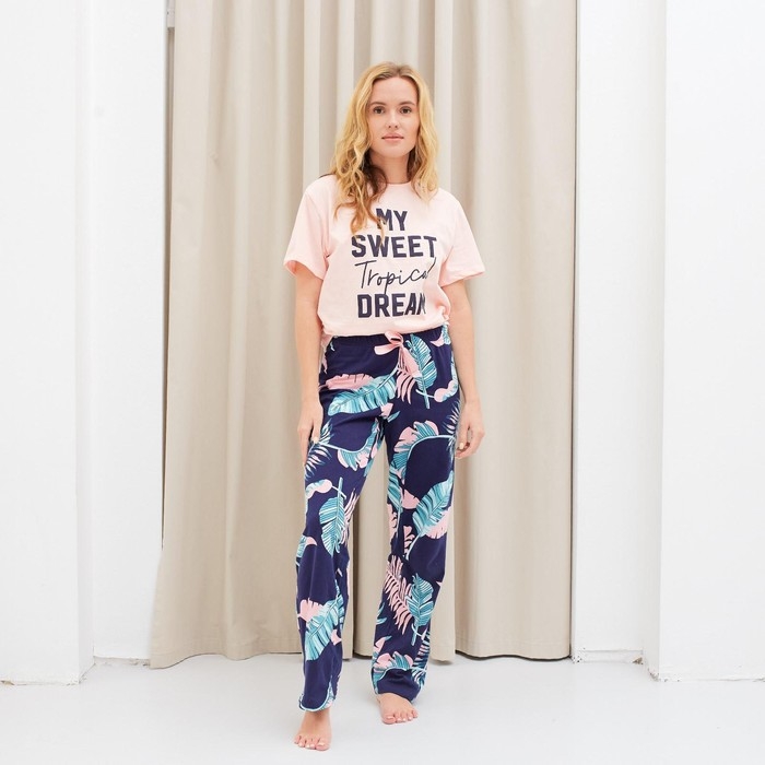 Футболка женская KAFTAN Футболка женская KAFTAN "Tropical dream" р. 40-42