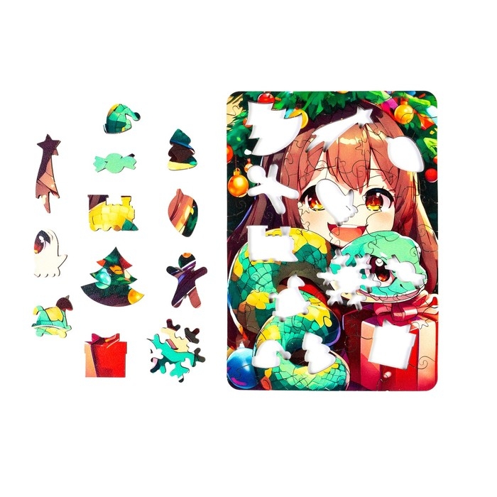 Пазл &laquo;Девочка и змейка&raquo;, 54 дет.