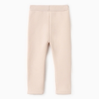 Леггинсы для девочки на флисе Collorista, цвет молочный, рост 128 см Леггинсы для девочки на флисе Collorista, цвет молочный, рост 128 см