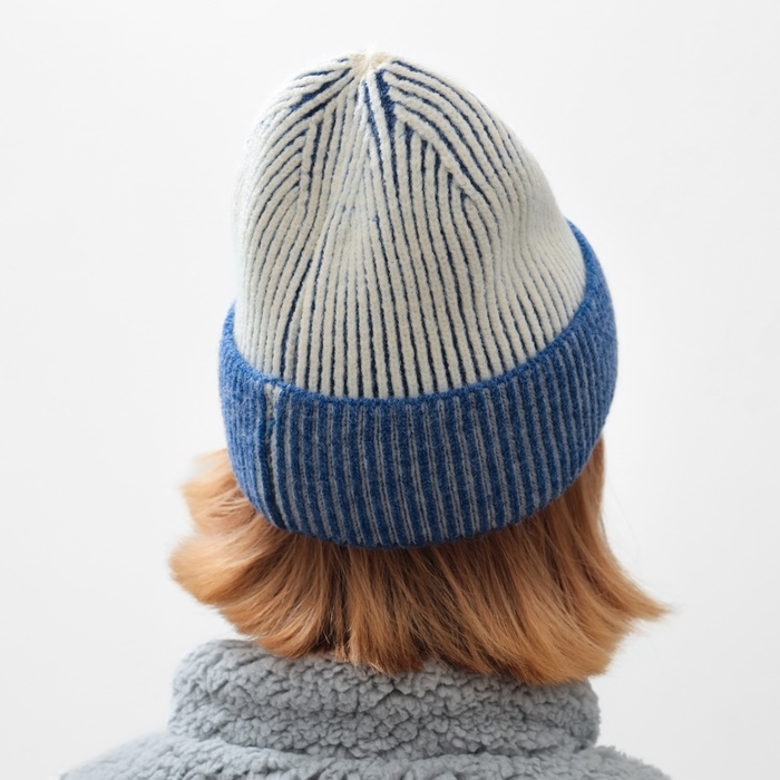 Шапка женская MINAKU, цвет синий, размер 56-58 Шапка женская MINAKU, цвет синий, размер 56-58