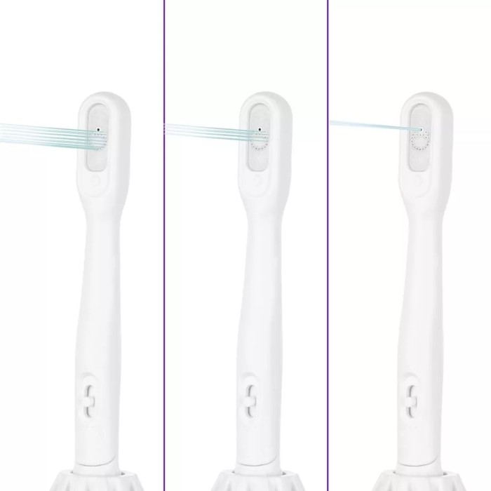 Ирригатор Kitfort КТ-2958-2, портативный, 200 мл, 4 режима, 3 насадки, от АКБ, бело-бежевый