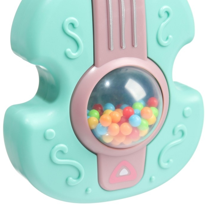 Погремушка &laquo;Гитара&raquo;, 12 см, цвет МИКС, Крошка Я